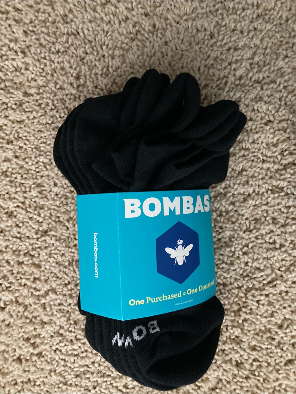 Bombas Women’s Black Ankle Socks